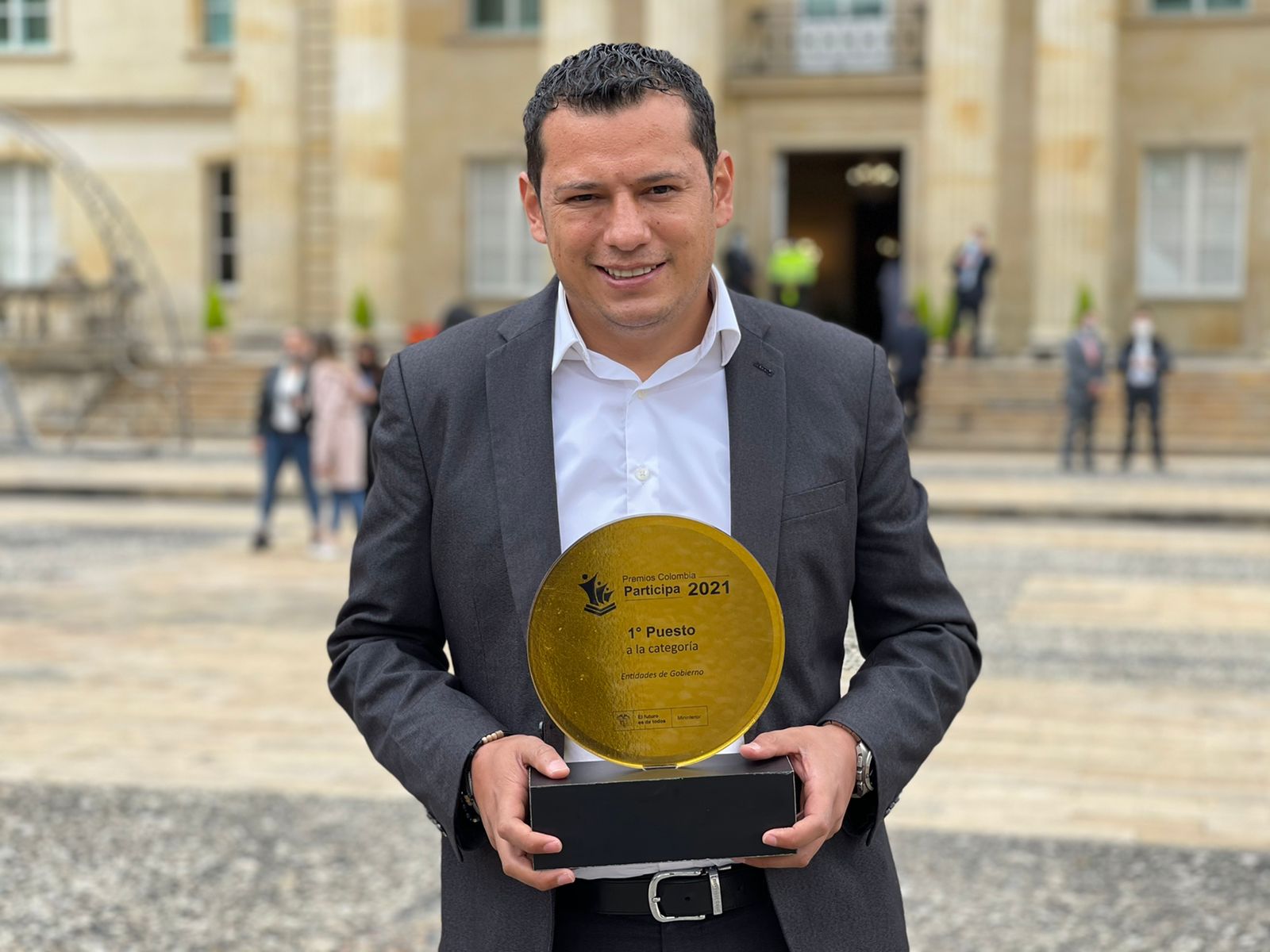 El municipio de Chía Cundinamarca recibió el primer puesto a nivel Nacional en los premios Colombia Participa 2021