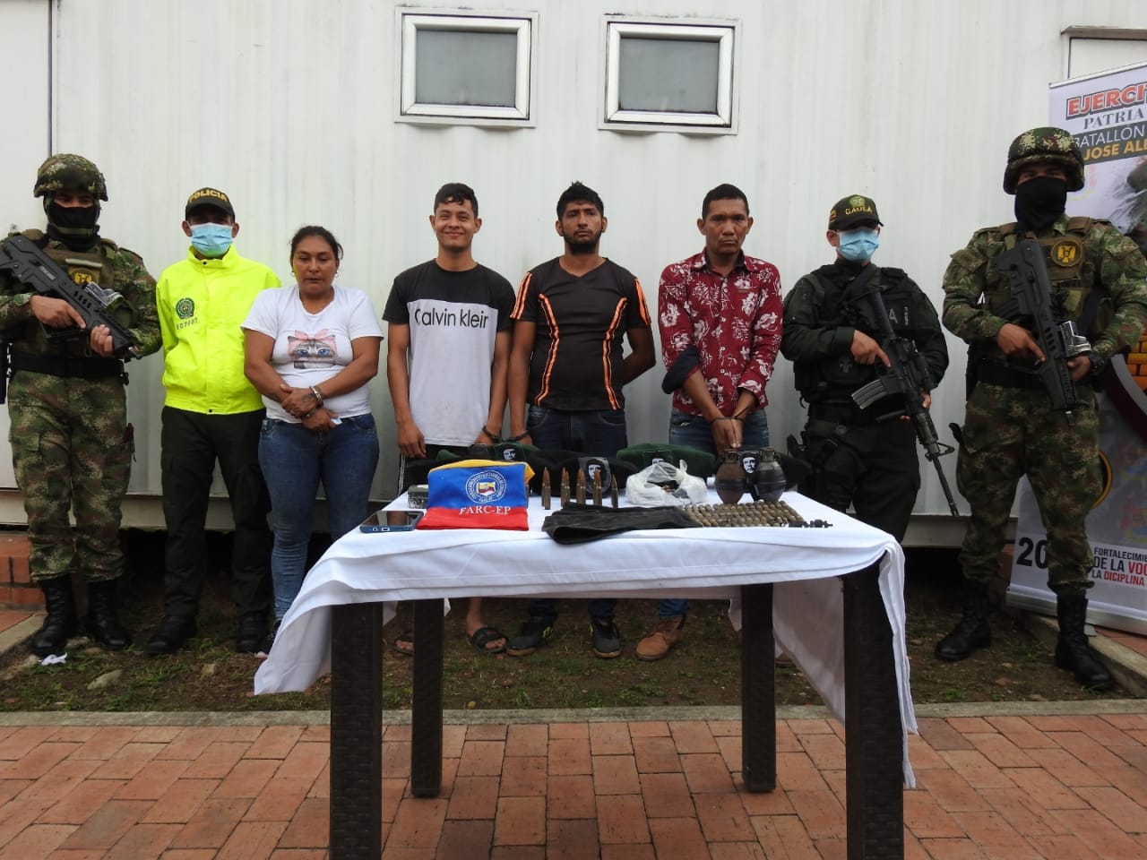 Cuatro integrantes de la red de apoyo de estructuras residuales en Norte de Santander fueron capturados