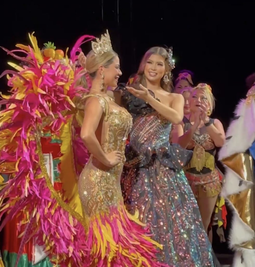 La Reina del Carnaval, Valeria Charris, estuvo de visita en Miami para coronar a la reina de estas festividades en esa ciudad