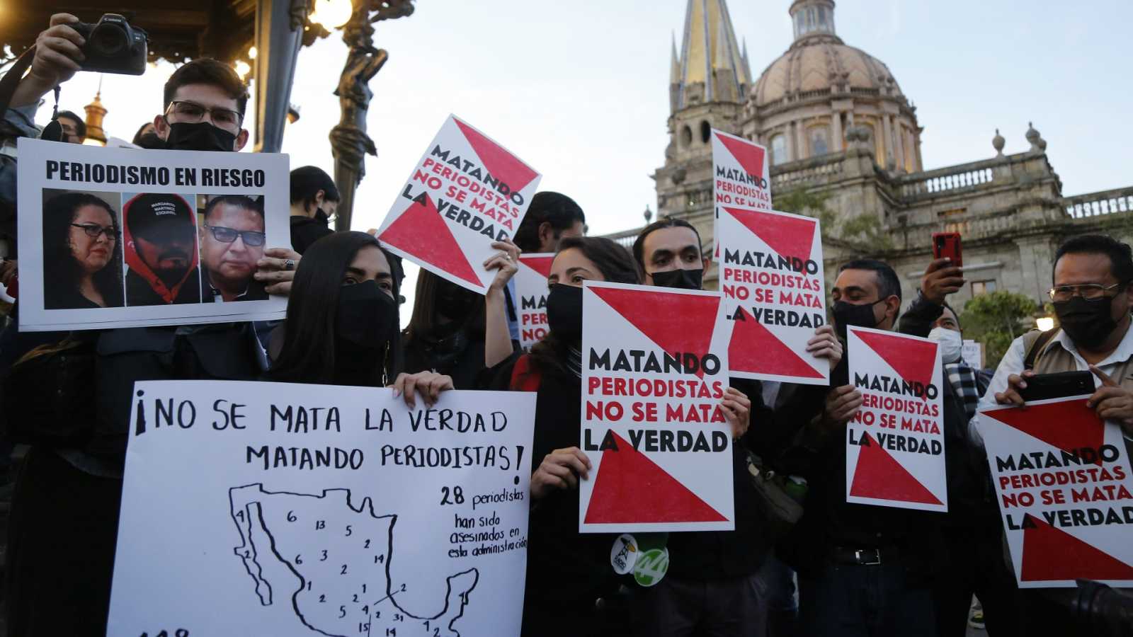 Protestas en México por asesinato a periodistas