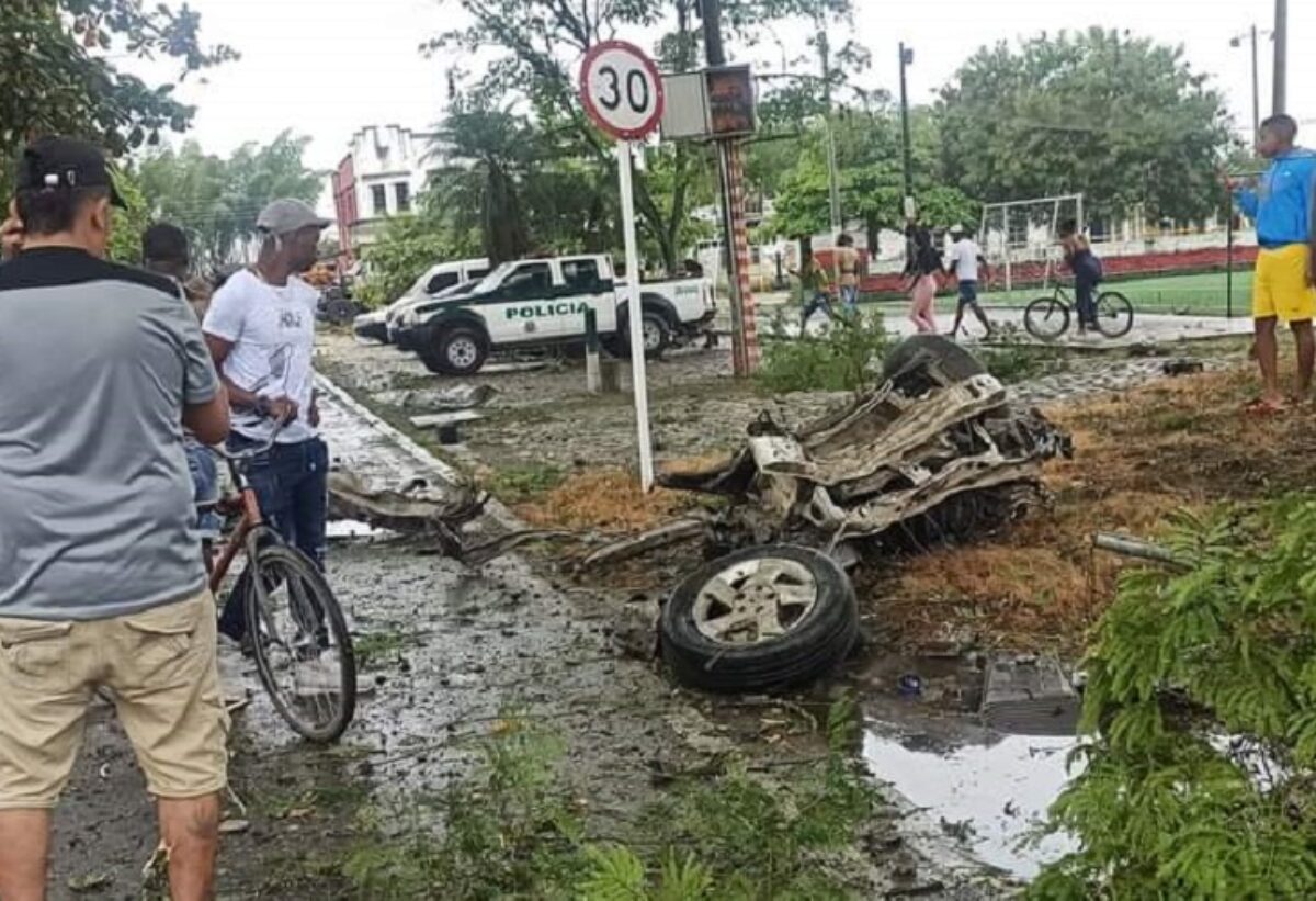Carro bomba en Padilla, Cauca