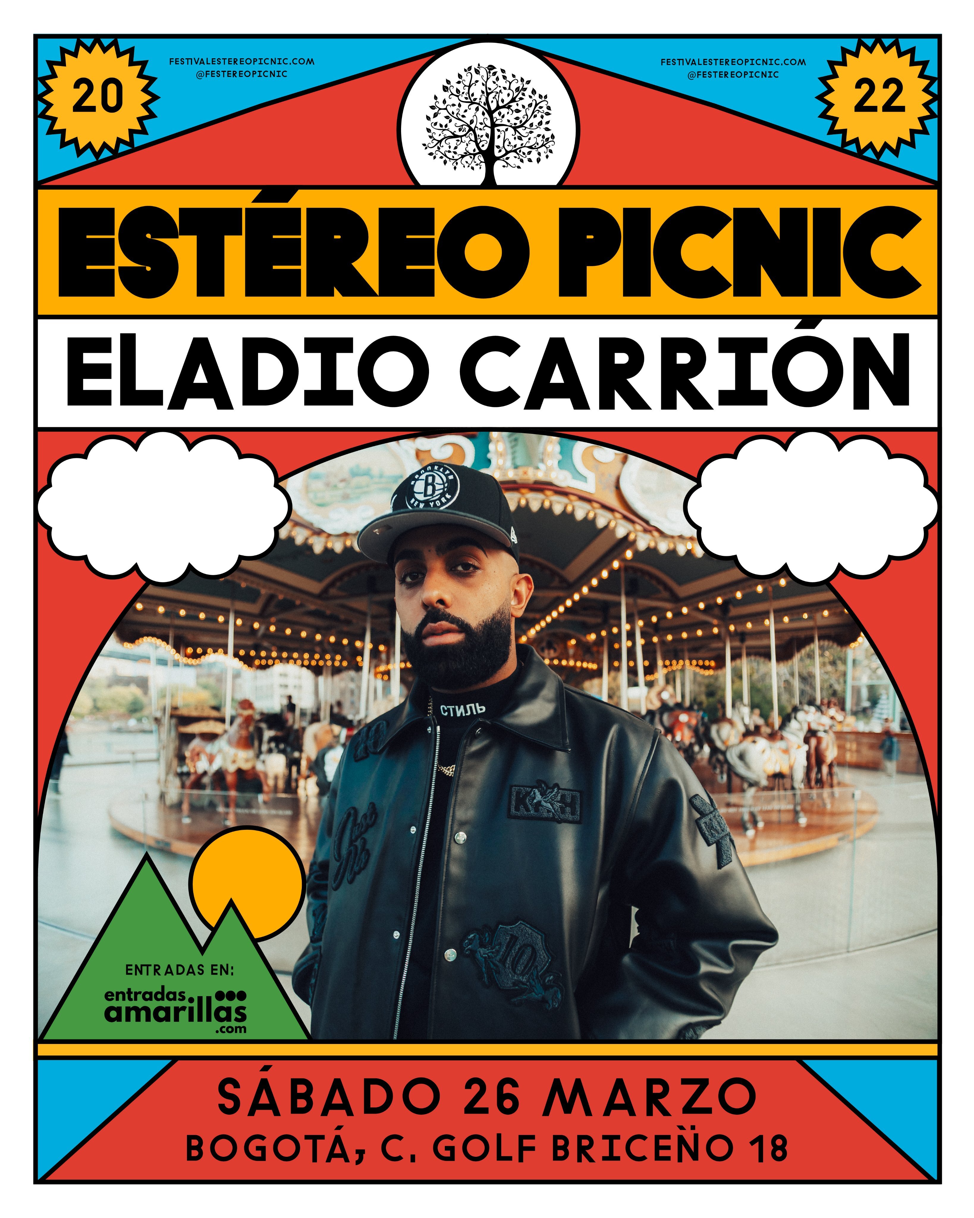 Eladio Carrión aterriza a un mundo distinto, presente en el Festival Estéreo Picnic 2022