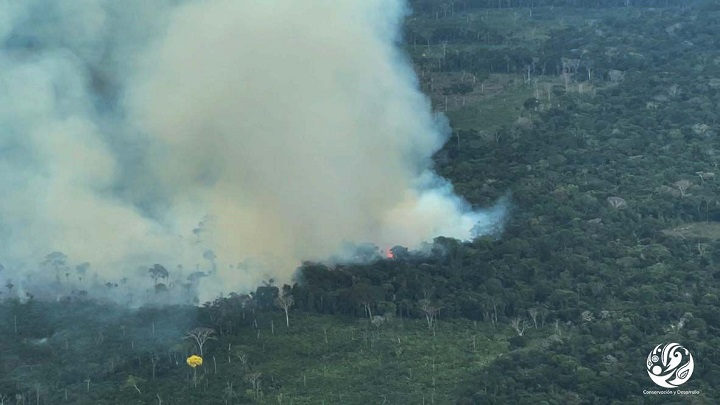 Amazonía y Orinoquía en alerta roja por incendios forestales