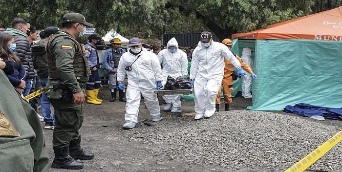 Una explosión de una mina en Boyacá deja 10 muertos y cinco desaparecidos