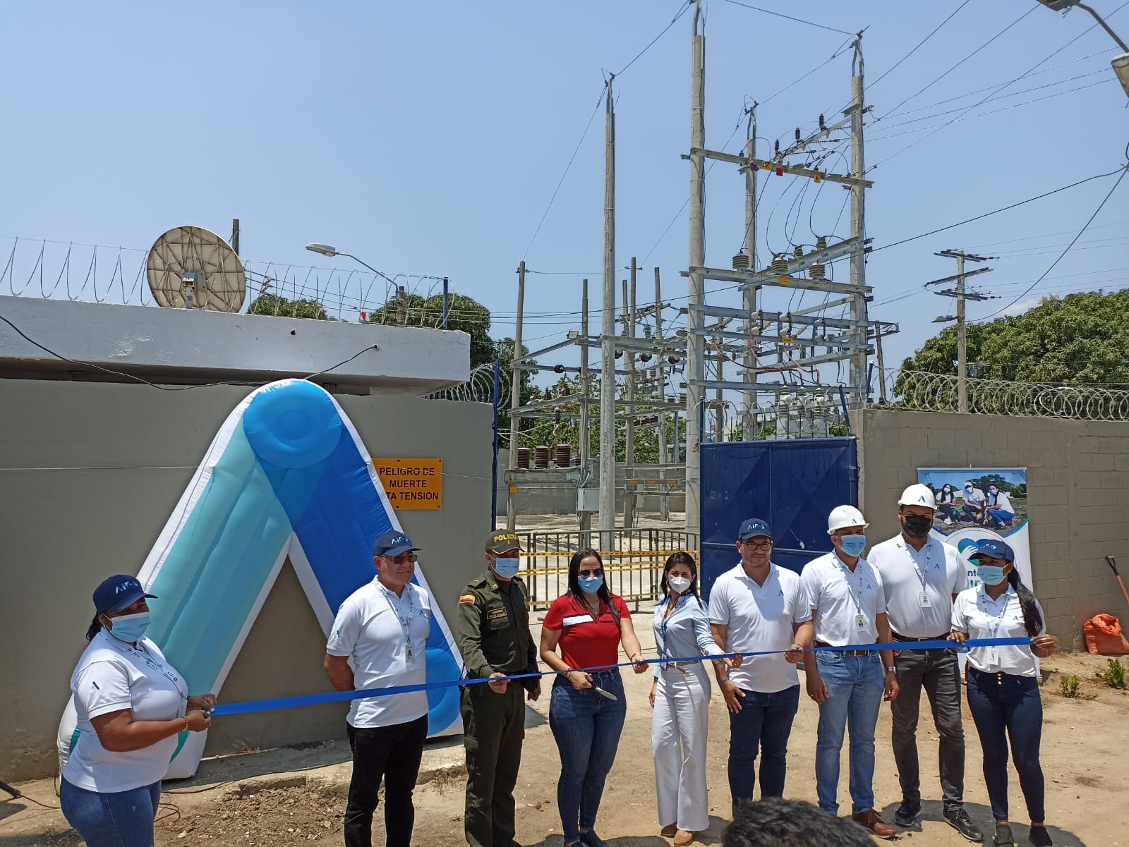 Con inversión superior a $947 millones Air-e inauguró nuevo circuito eléctrico en Ponedera – @Aire_Energia