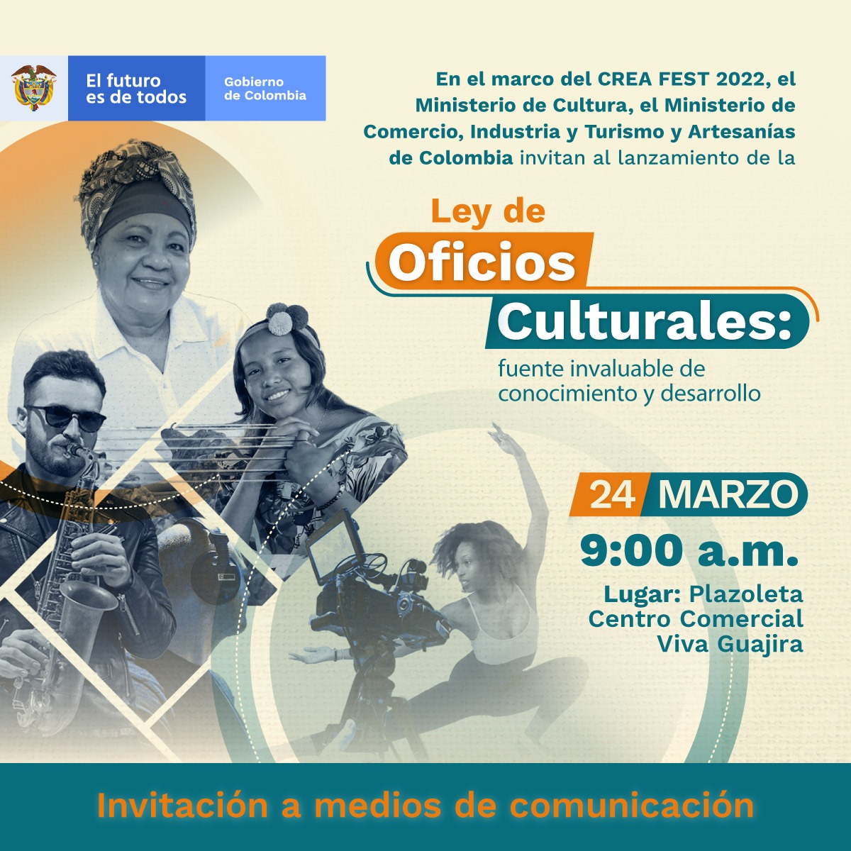 Gobierno Nacional lanza la Ley de Oficios Culturales de Colombia