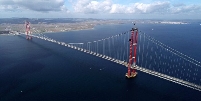 Turquía inaugura el mayor puente colgante del mundo