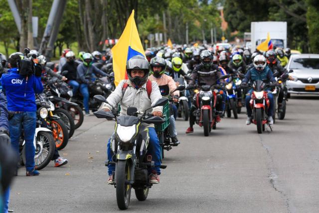 Motociclistas anuncian nuevas protestas en Bogotá