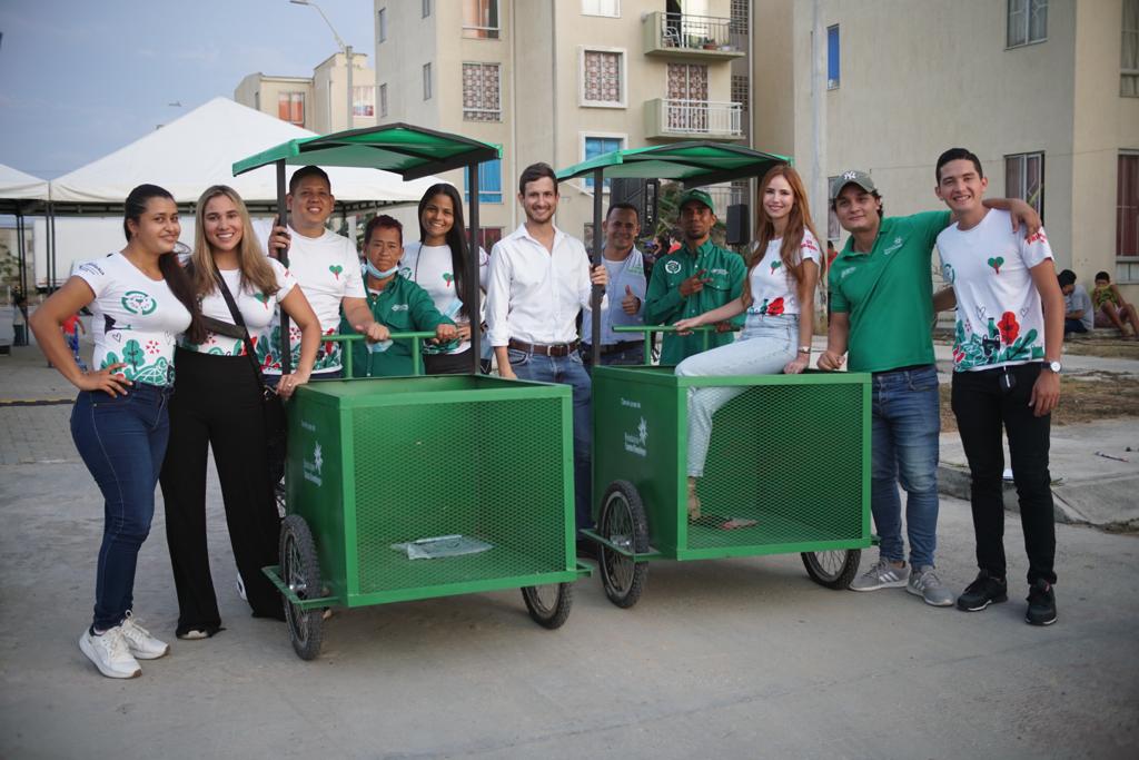 En Villas de San Pablo, ‘Recicla por Barranquilla’ recolectó más de 450 kilos de material reciclable