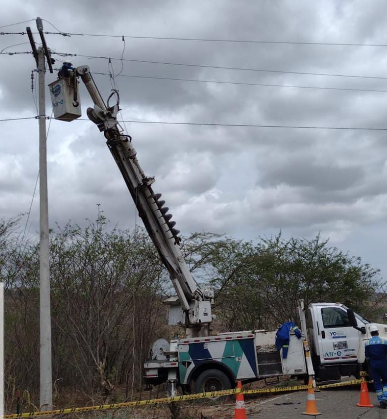 Nuevamente se roban cables de energía en zona rural de Piojó – @Aire_Energia