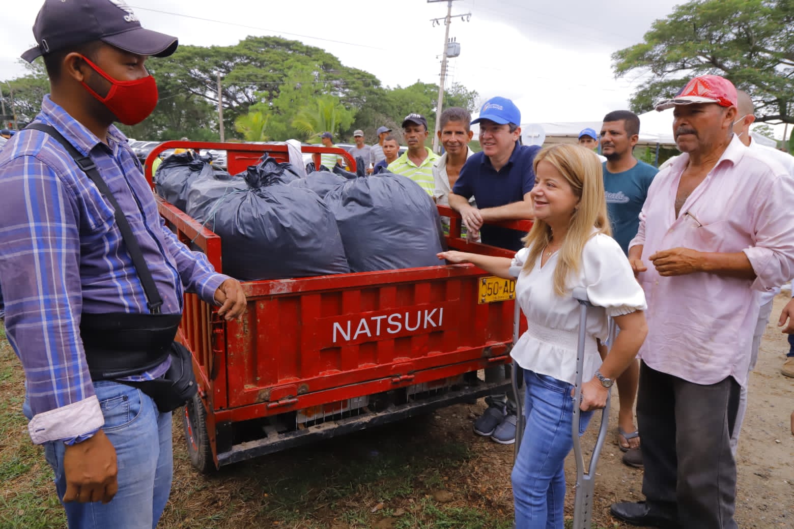 “En Campo de la Cruz, entregamos 209 toneladas de silo a pequeños ganaderos para hacerle frente a la sequía”: Elsa Noguera