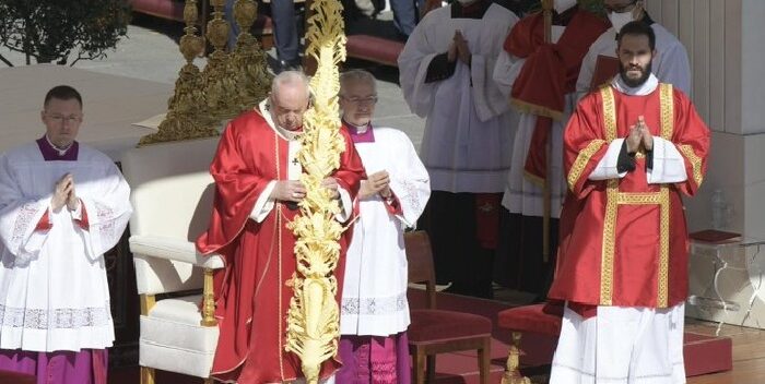 El Papa lamenta la «locura de la guerra» en Domingo de Ramos
