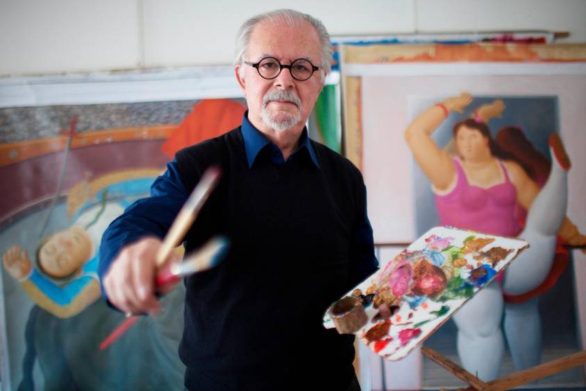 El pintor Colombiano Botero celebra 90 años