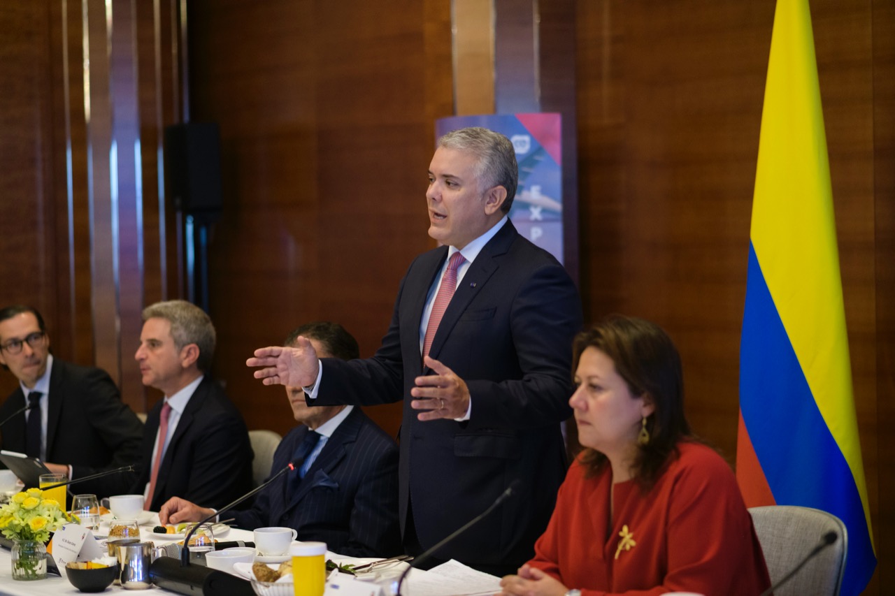 Presidente Duque invita a empresarios británicos a invertir en Colombia y desarrollar proyectos de gran envergadura