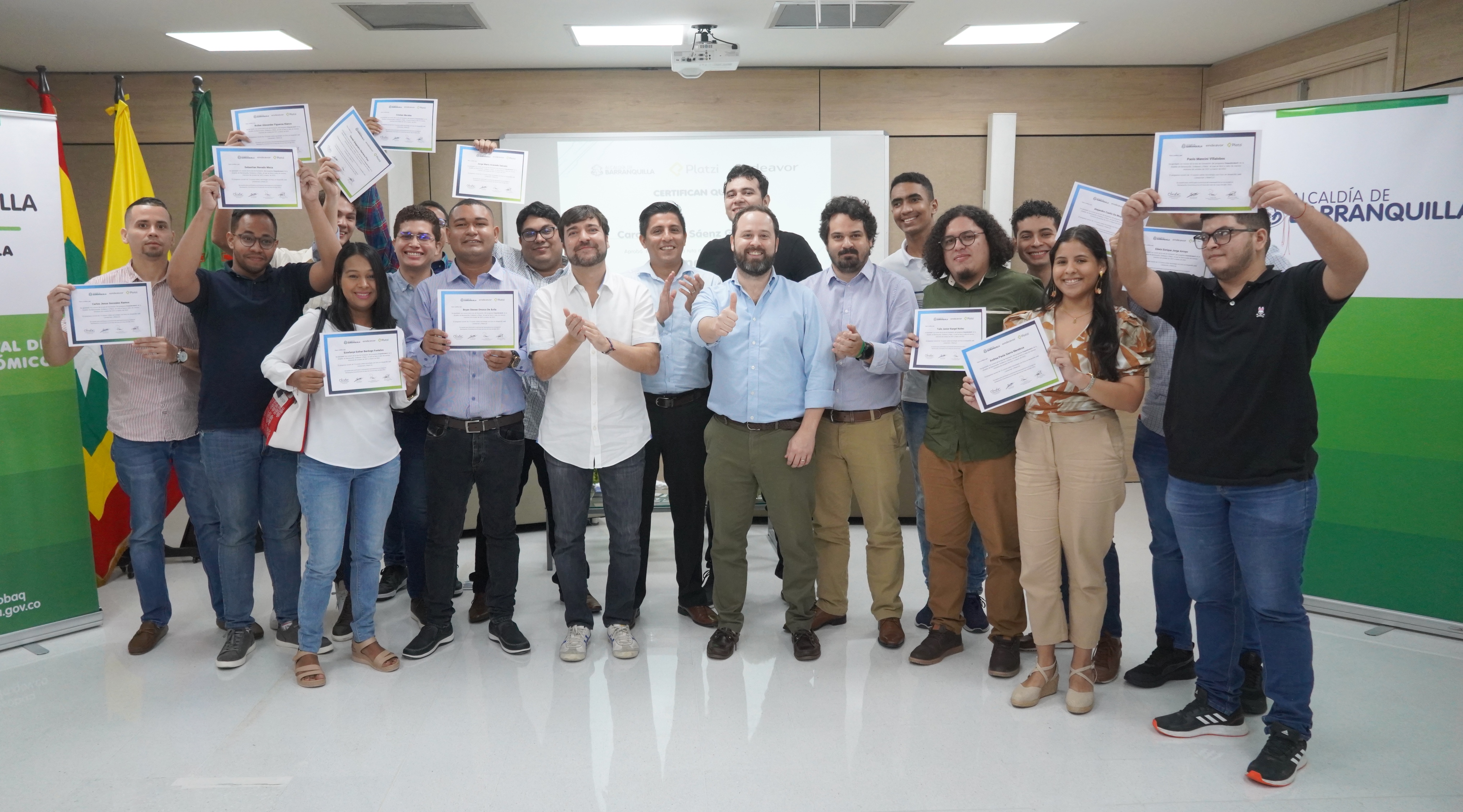 103 jóvenes, la nueva fuerza laboral tecnológica de Barranquilla