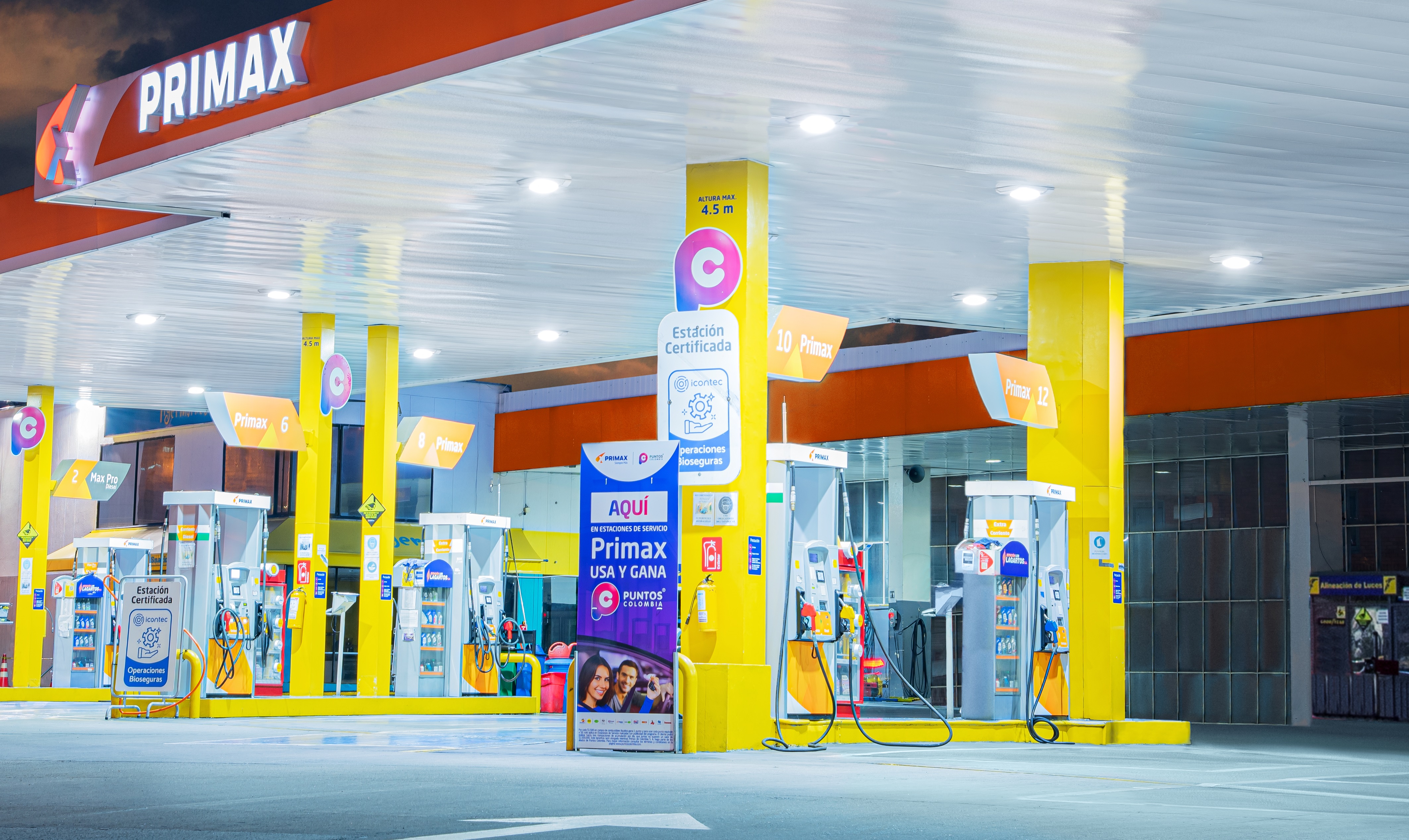 A través de ICONTEC, Primax certifica sus estaciones para garantizar la calidad y medida de sus combustibles