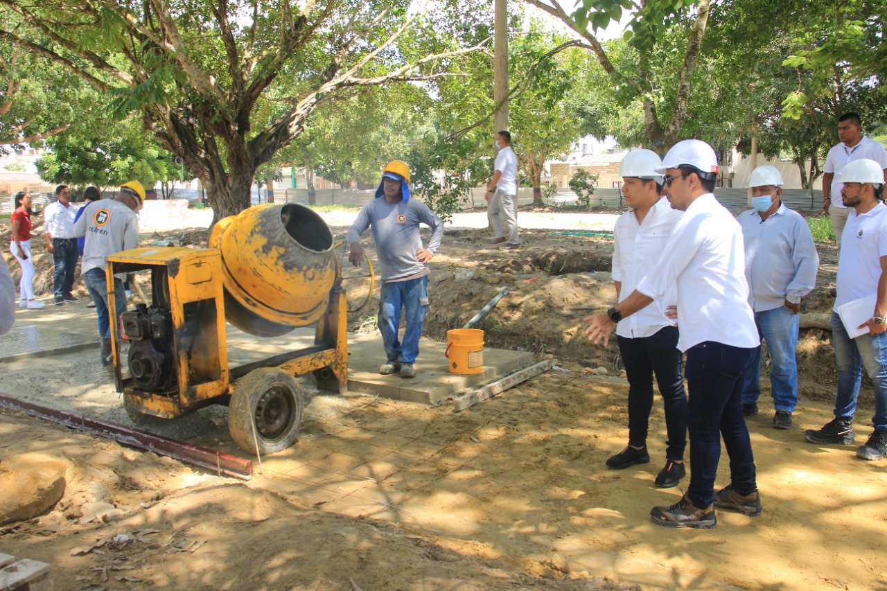 En Octubre finaliza la remodelación del Parque de la Cultura en Malambo