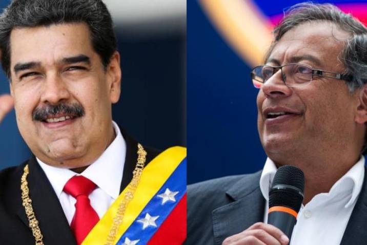 Maduro felicita a Petro por ganar la Presidencia de Colombia