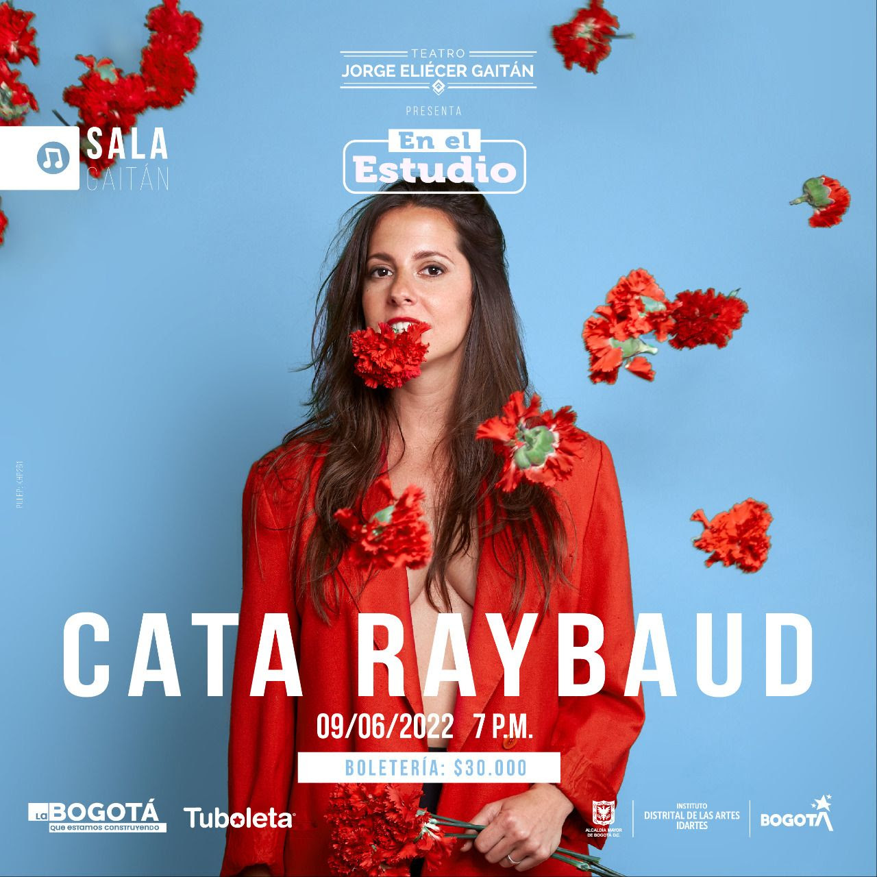 Cata Raybaud regresa a Colombia para tres fechas en Bogotá
