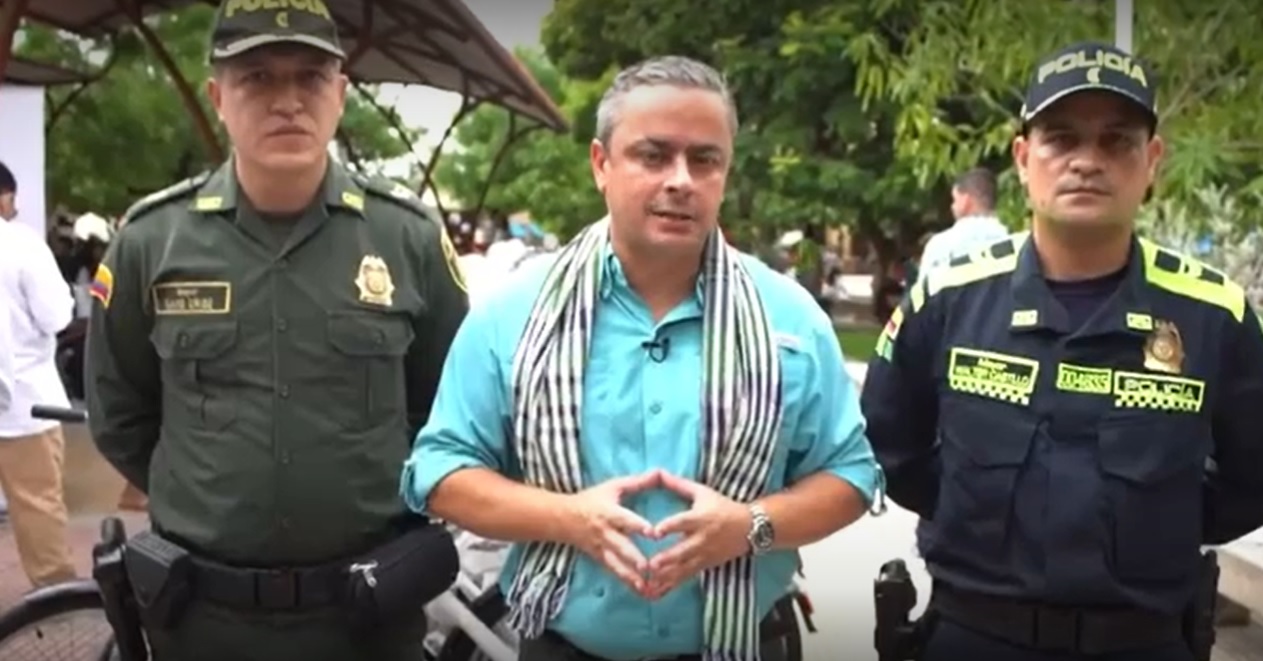Juan Camilo Restrepo envía un video apoyando a la policía y rechazando los actos de violencia