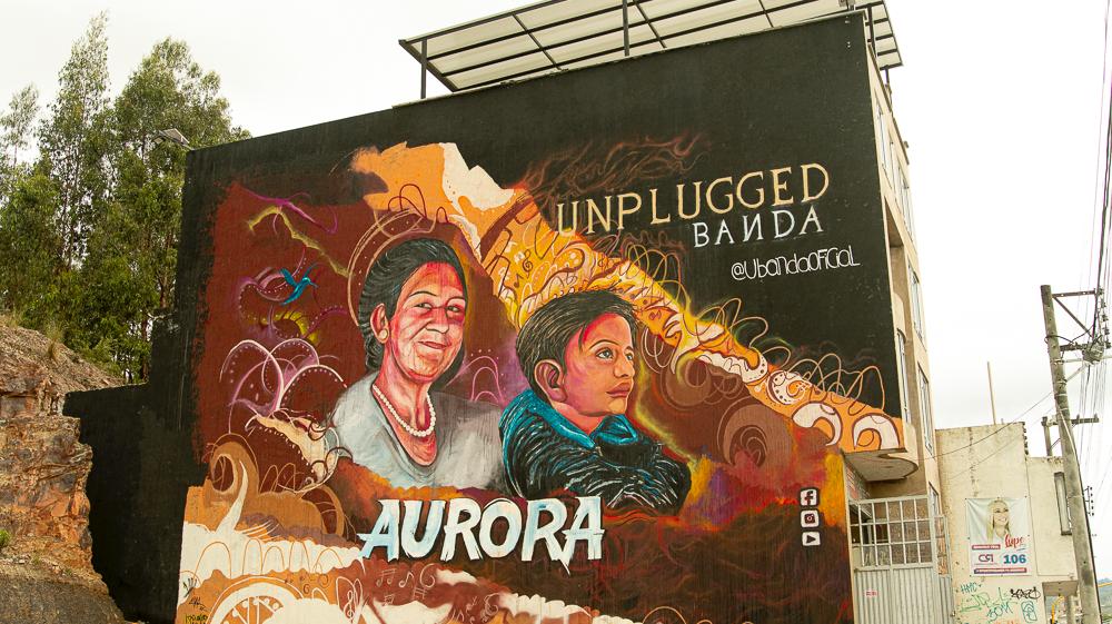 U Banda revela la portada de su disco con uno de los murales más grandes de Latinoamérica