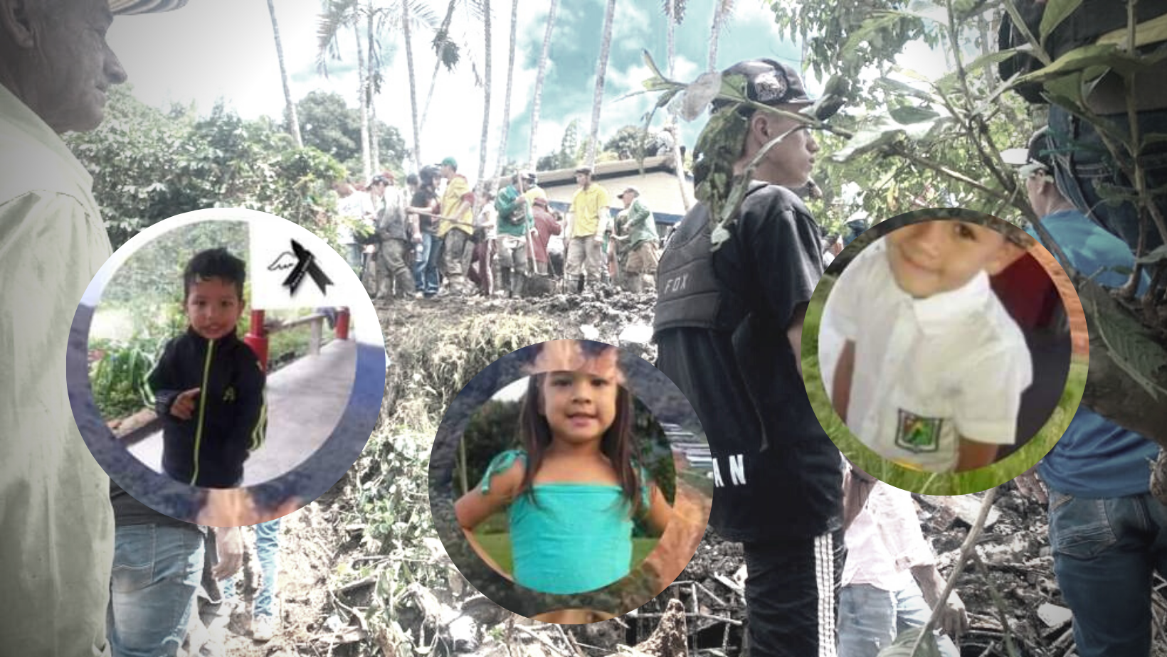 Tres son los niños fallecidos en el deslizamiento de tierra en Tapartó, Antioquia