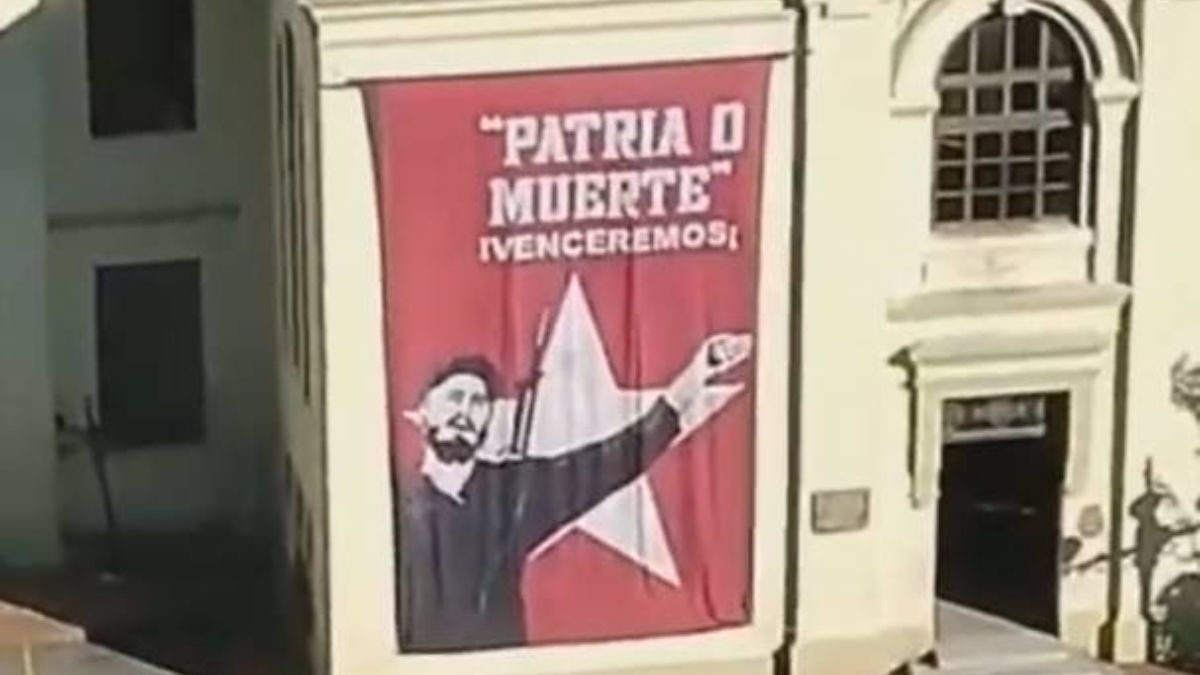 Polémica por pancarta de Fidel Castro en Batallón del Ejército Nacional: El verdadero motivo del suceso