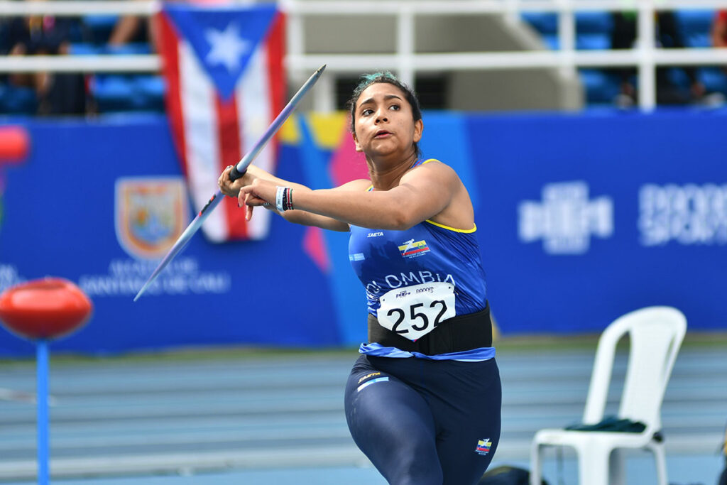 Valentina Barrios, atleta apoyada de Indeportes Atlántico, se destaca en la élite del atletismo mundial