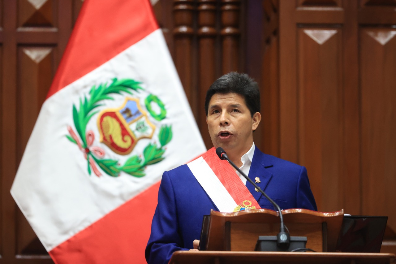 El Mandatario Peruano Pedro Castillo agradece a presidentes solidaridad por no acudir a posesión de Gustavo Petro