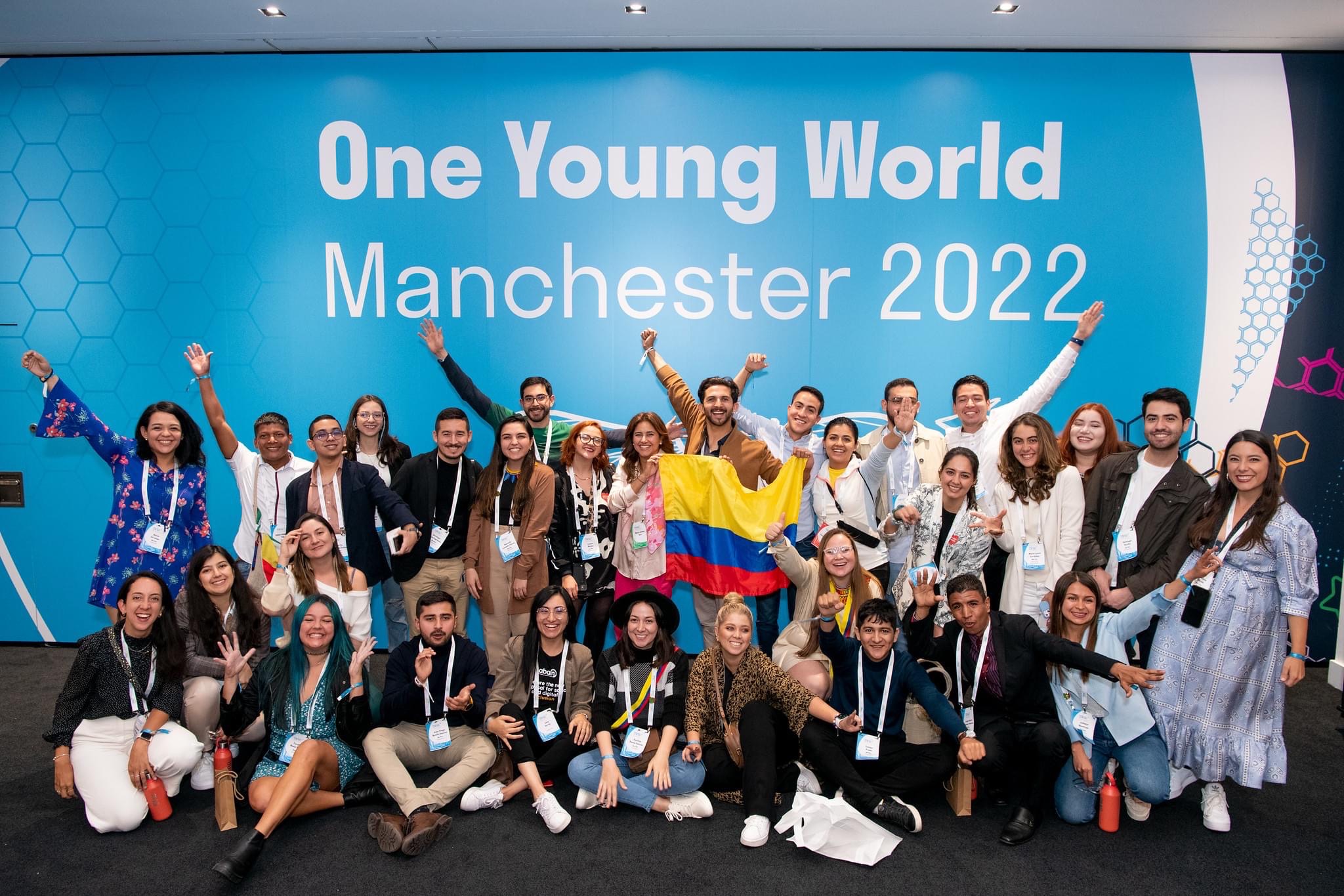 Jóvenes barranquilleros dejan huella en cumbre ‘One Young World’ en Manchester