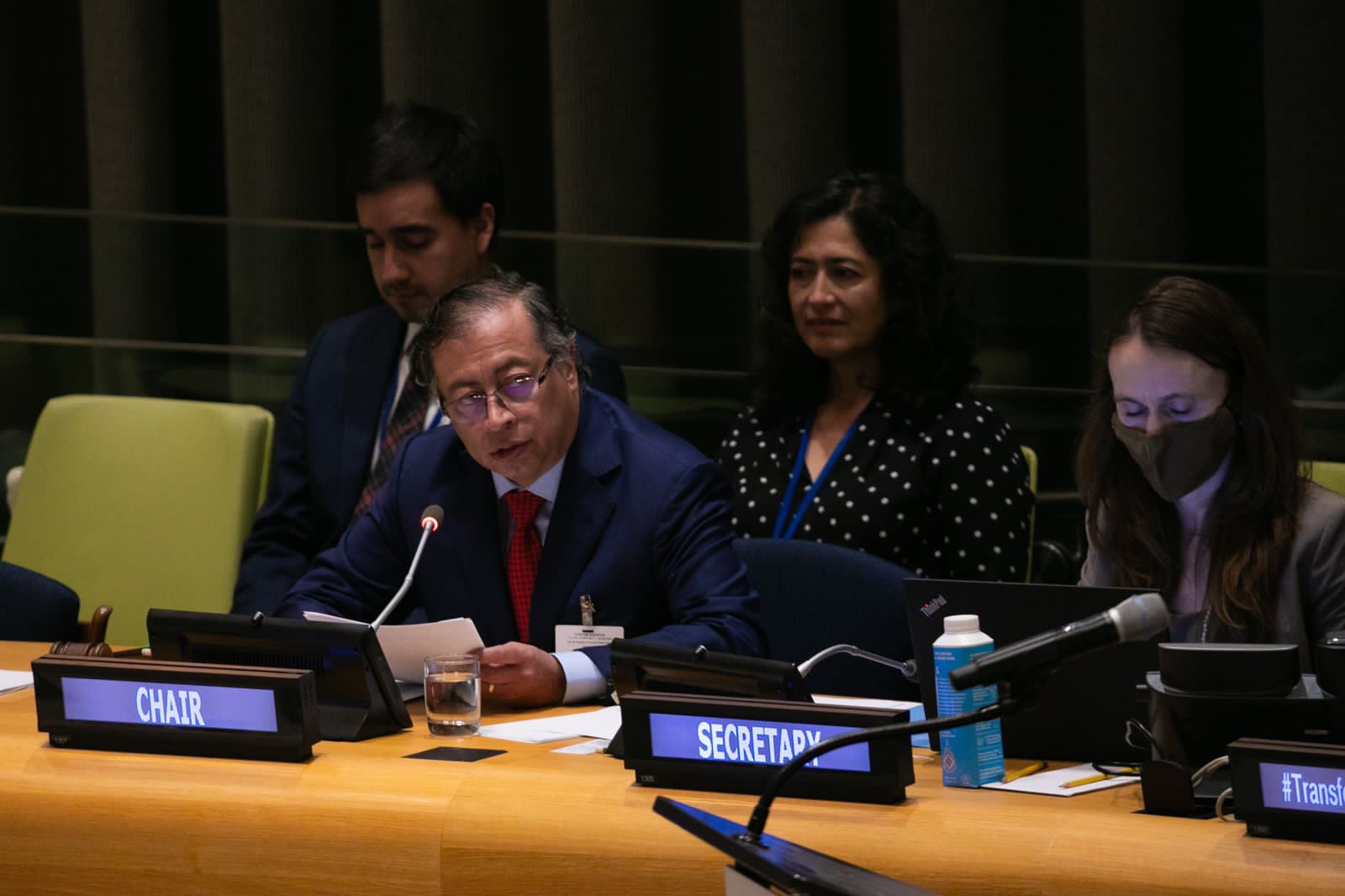 El presidente Gustavo Petro promete en la ONU transformar la educación y democratizar la cultura