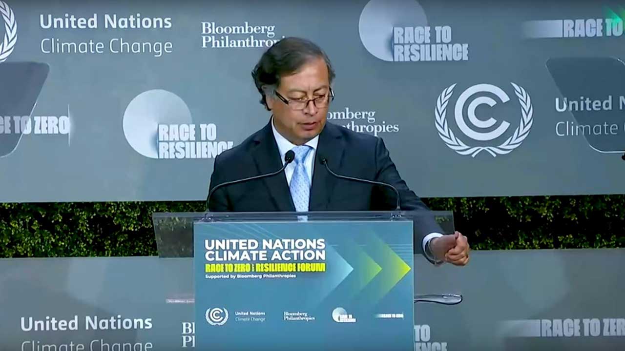 Lograr una economía descarbonizada es un reto de la humanidad, dijo Presidente Petro en Naciones Unidas