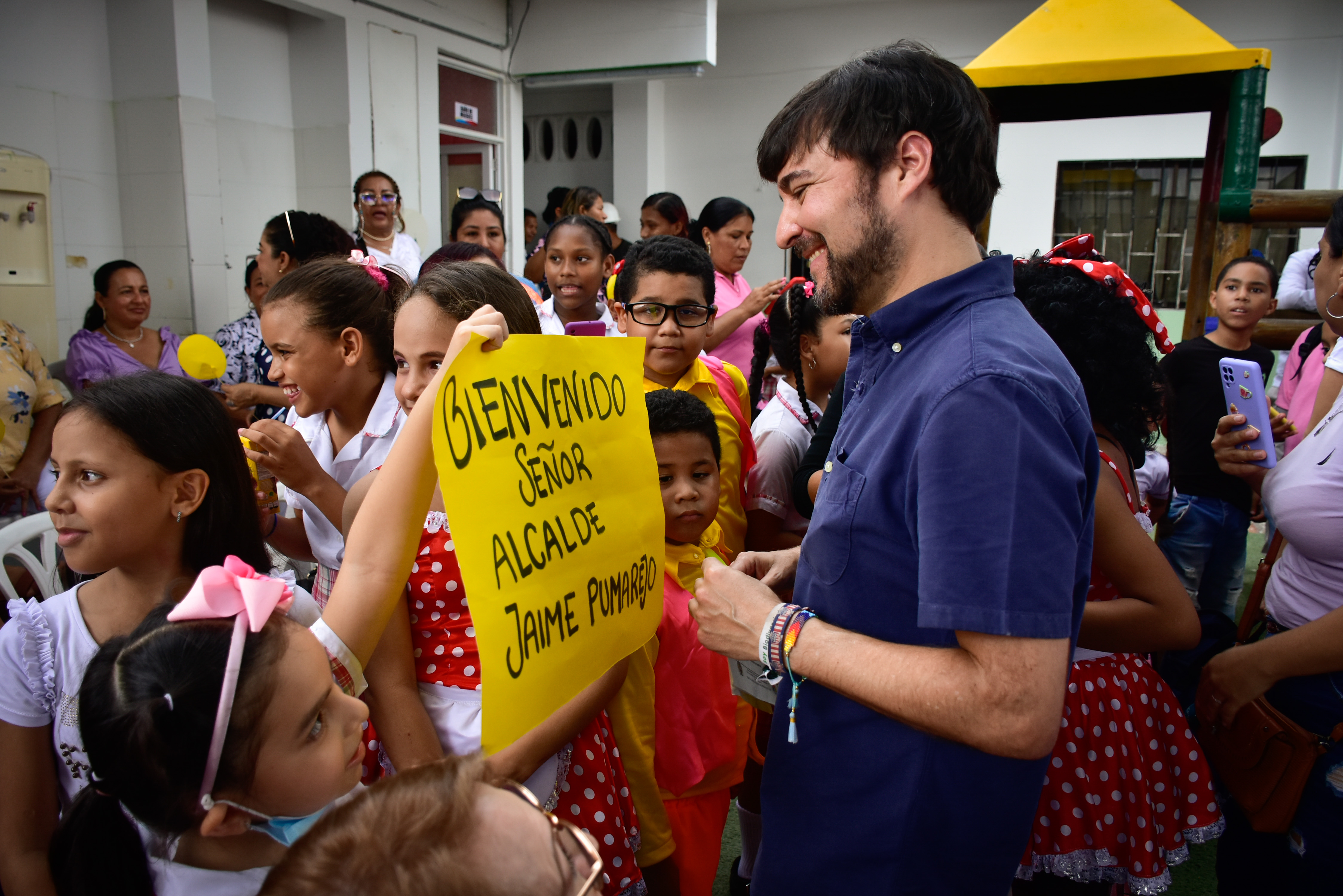 Con obras en IED Evaristo Sourdís, Distrito beneficia a 1.400 estudiantes