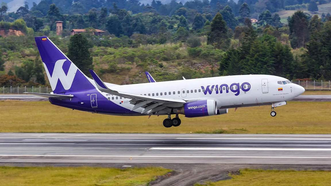 Wingo aplaza reanudación de sus vuelos a Venezuela por petición del Gobierno