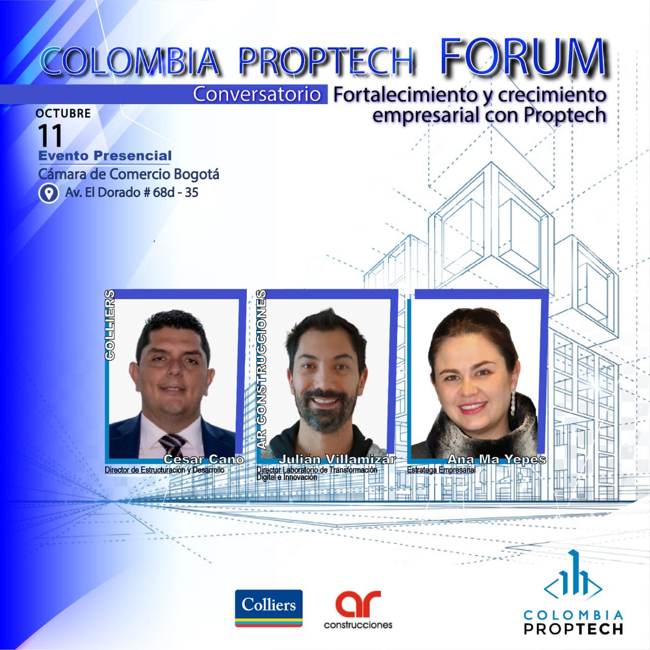 Colombia Proptech Forum reunirá a más de 300 actores del sector