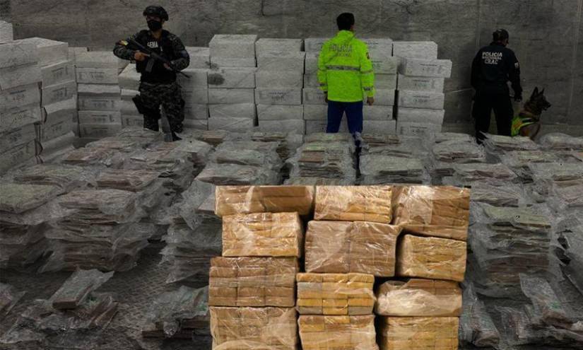 Ecuador destruye 12,5 toneladas de clorhidrato de cocaína incautada