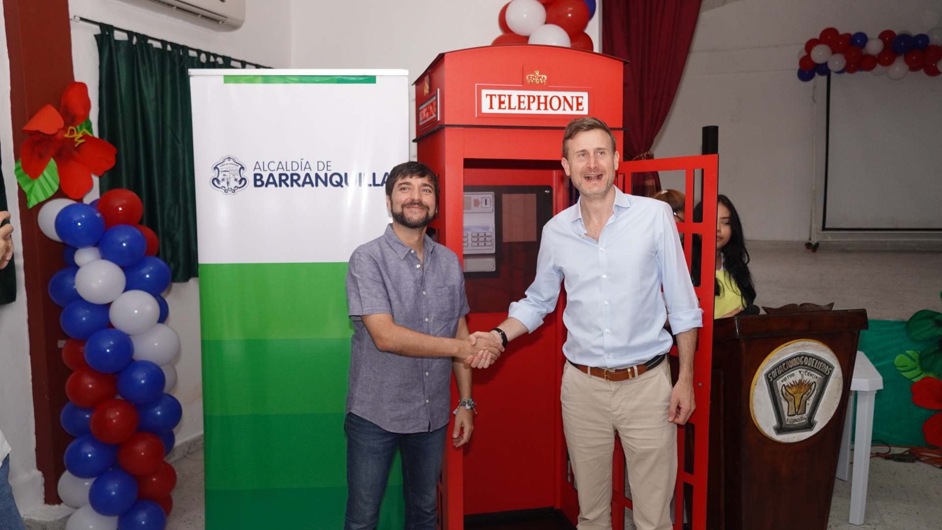 ¡El Reino Unido llega a Barranquilla! Con visita de embajador, Distrito fortalece alianzas por el bilingüismo