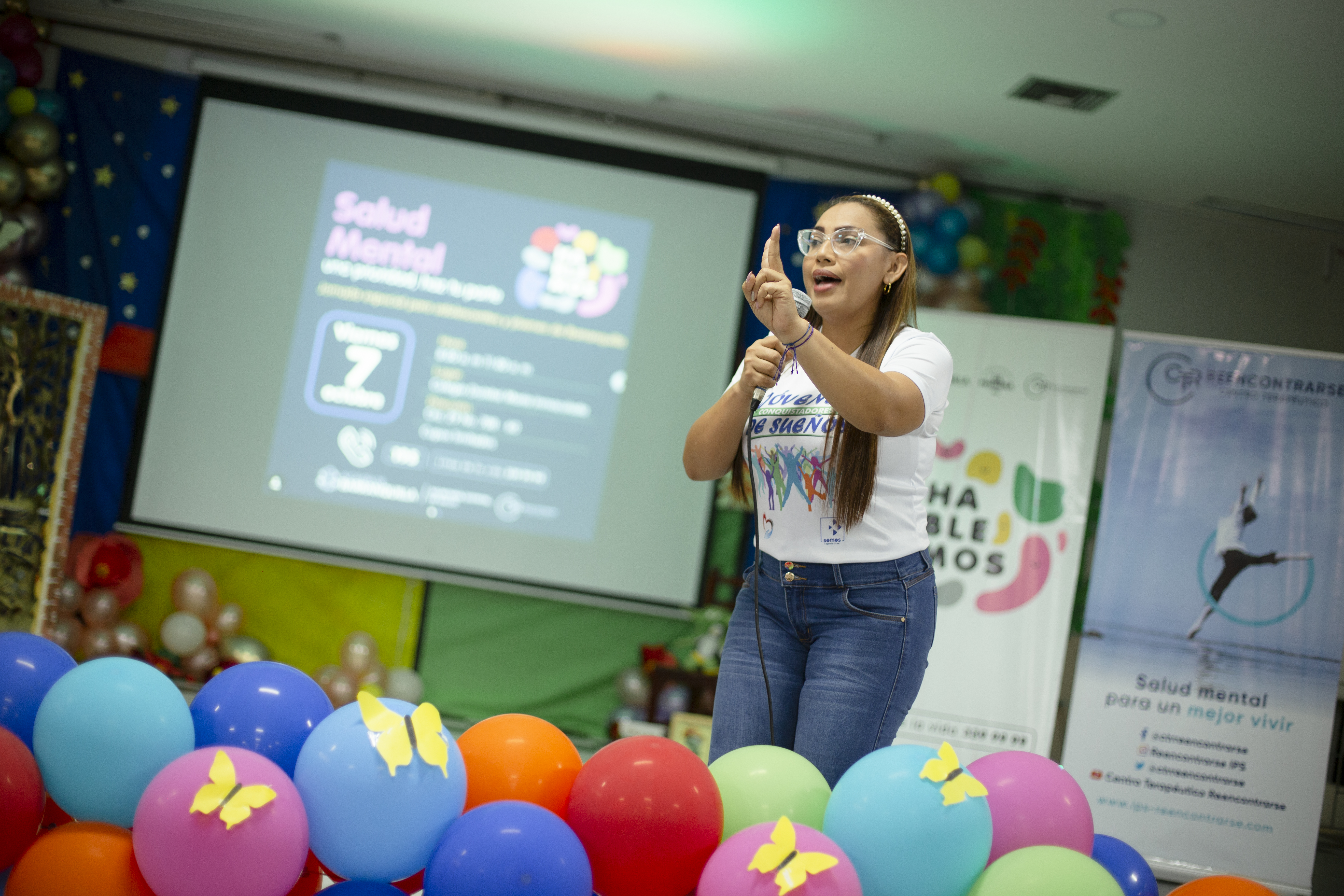 En Barranquilla, más de 700 jóvenes se reunieron para conmemorar el Día Mundial de la Salud Mental