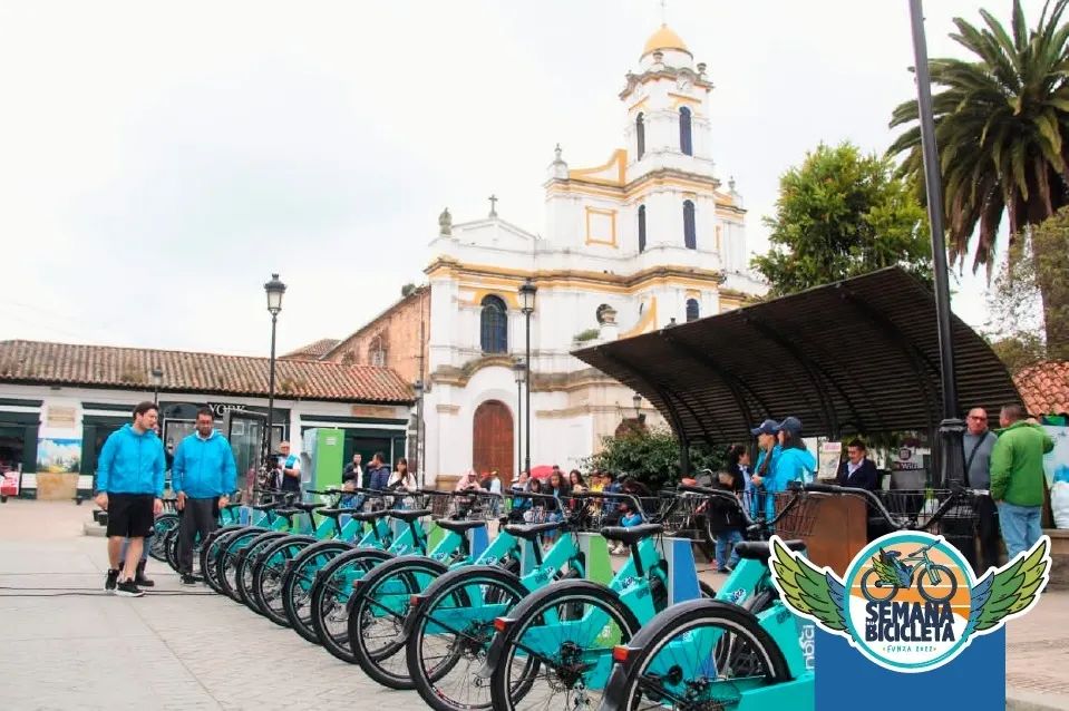 Funza inaugura el primer sistema público de bicicletas de Cundinamarca