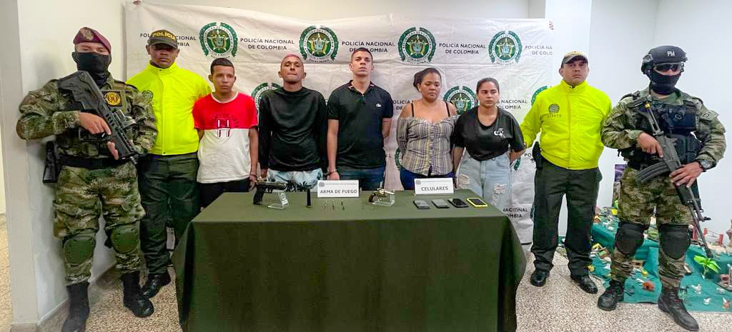 En Puerto Colombia, Atlántico fueron capturados seis presuntos miembros del clan del golfo