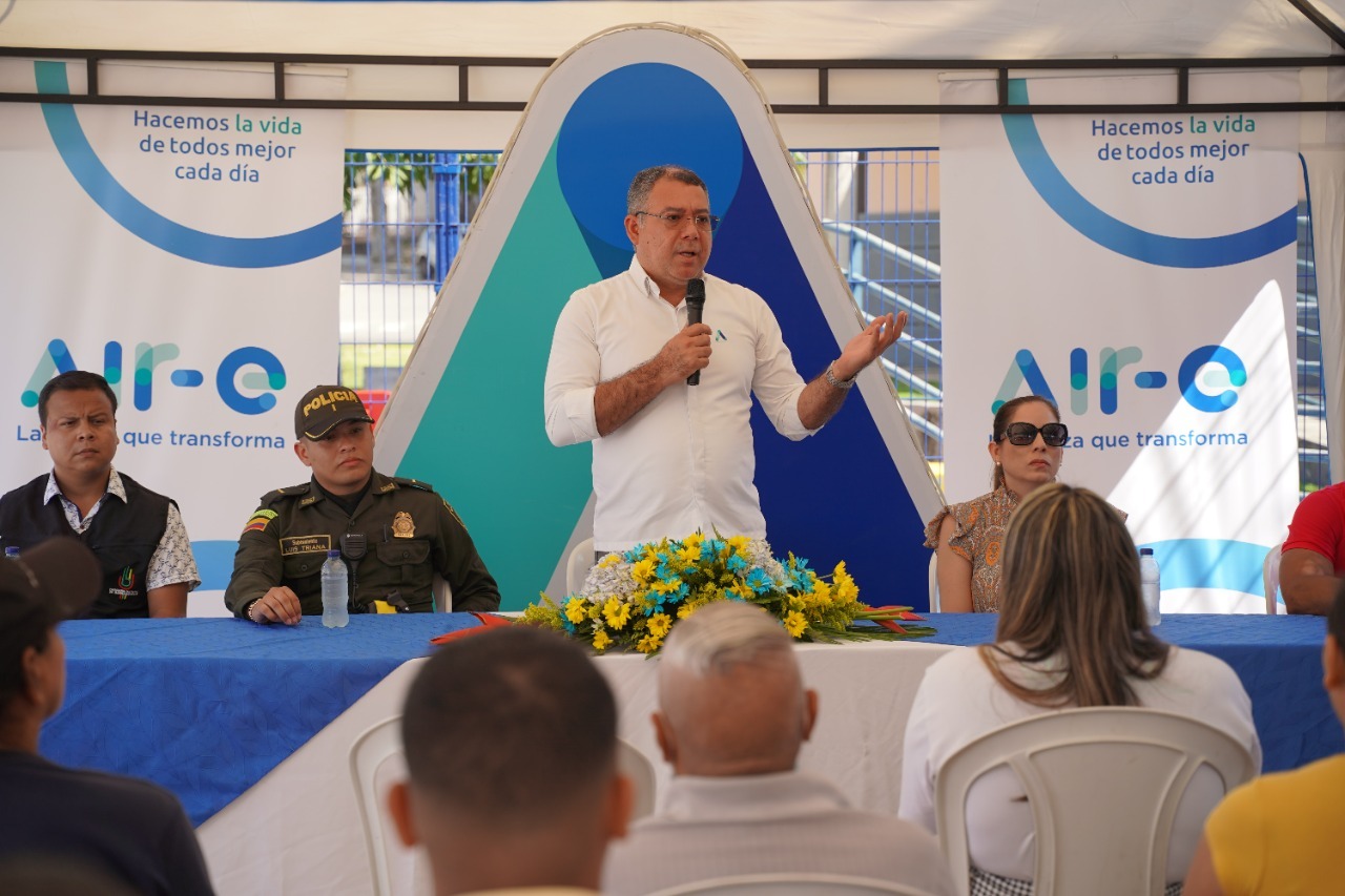 Air-e entregó obras de modernización de redes eléctricas en La Sierrita