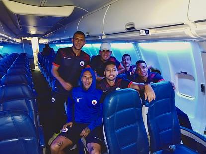 Jugadores del Deportivo Pasto regresaron al país por la Fuerza Aérea varados en Perú