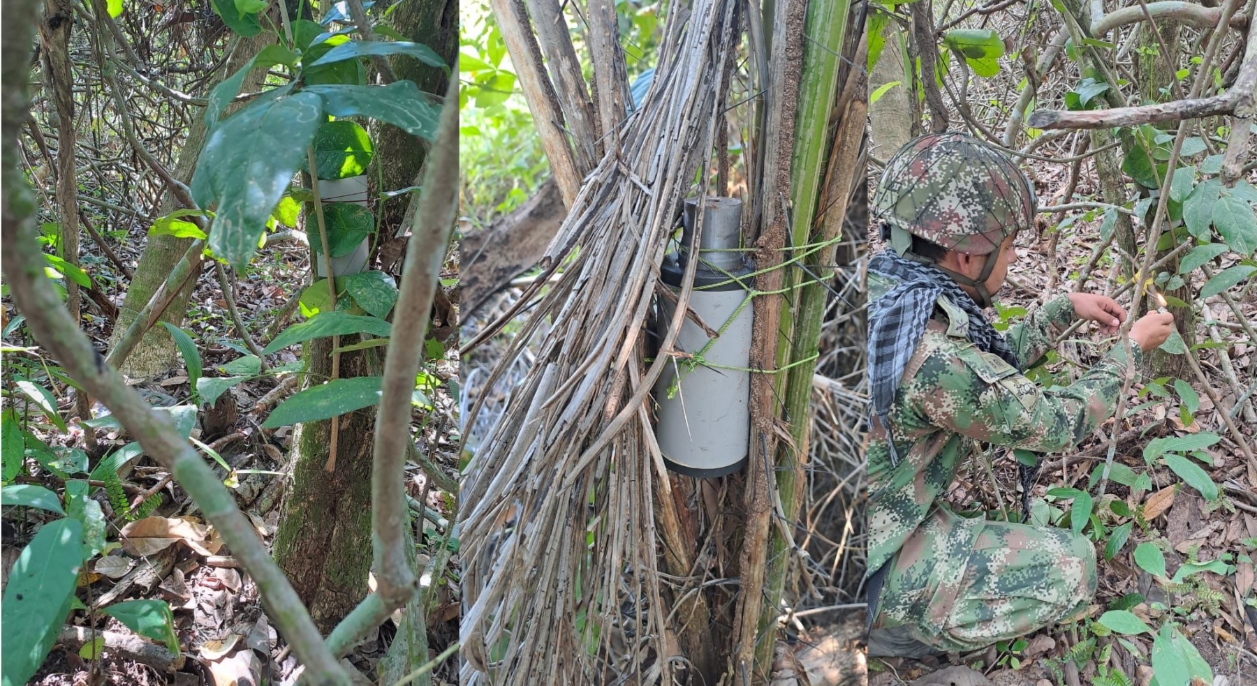 Ejercito Nacional ubica y destruye minas antipersonal en Arauquita