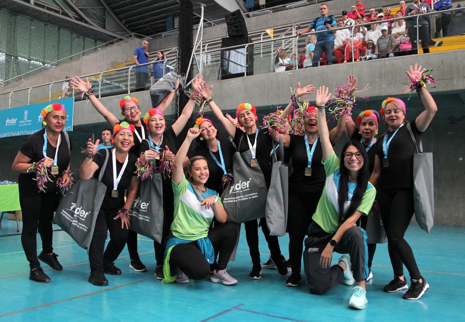 Medellín clausuró los Juegos Deportivos y Recreativos con la participación de personas mayores