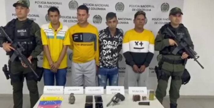 Capturaron a cuatro presuntos miembros del «Tren de Aragua» en Cúcuta