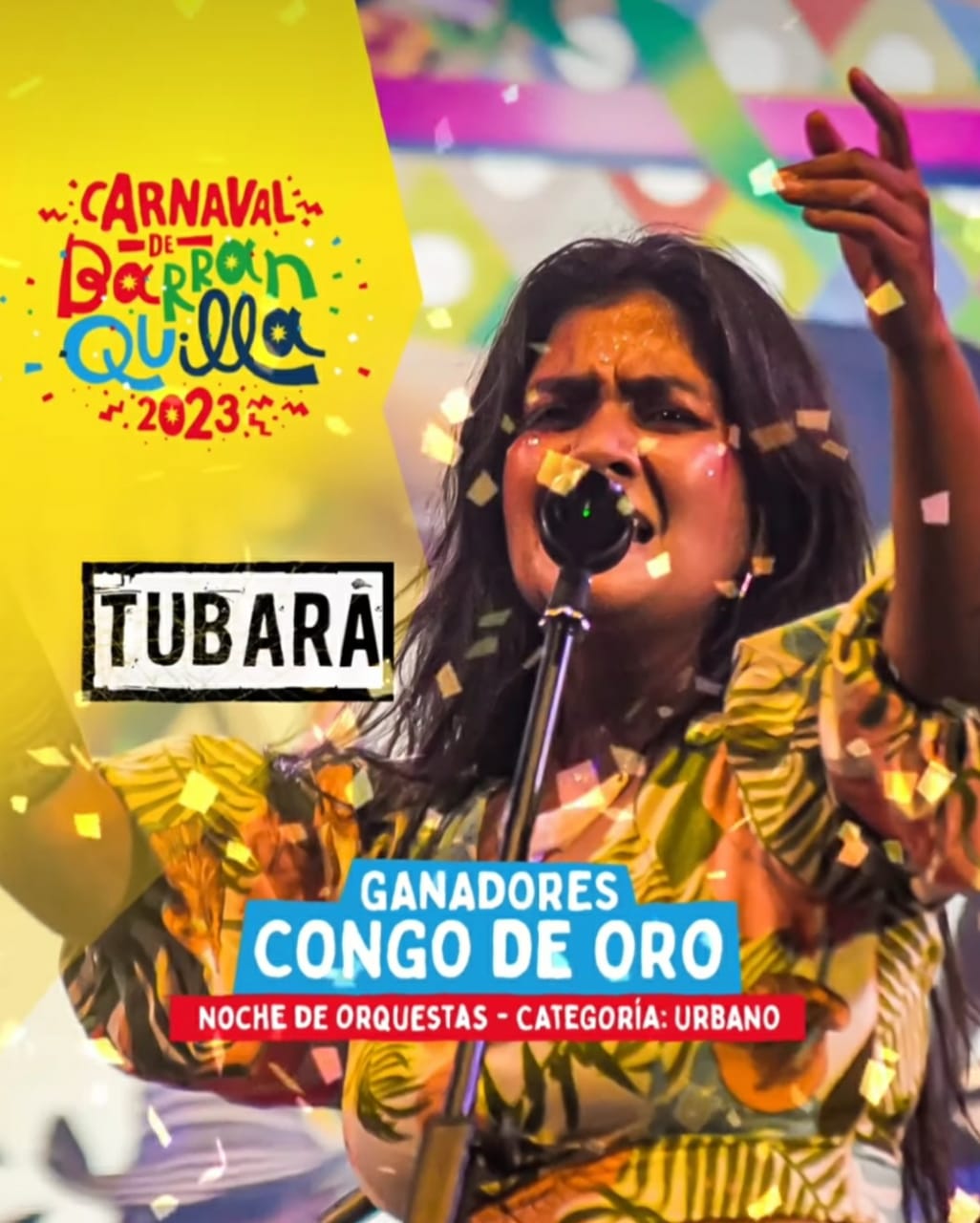 Tubara reggae ganadores del Congo de oro 2023