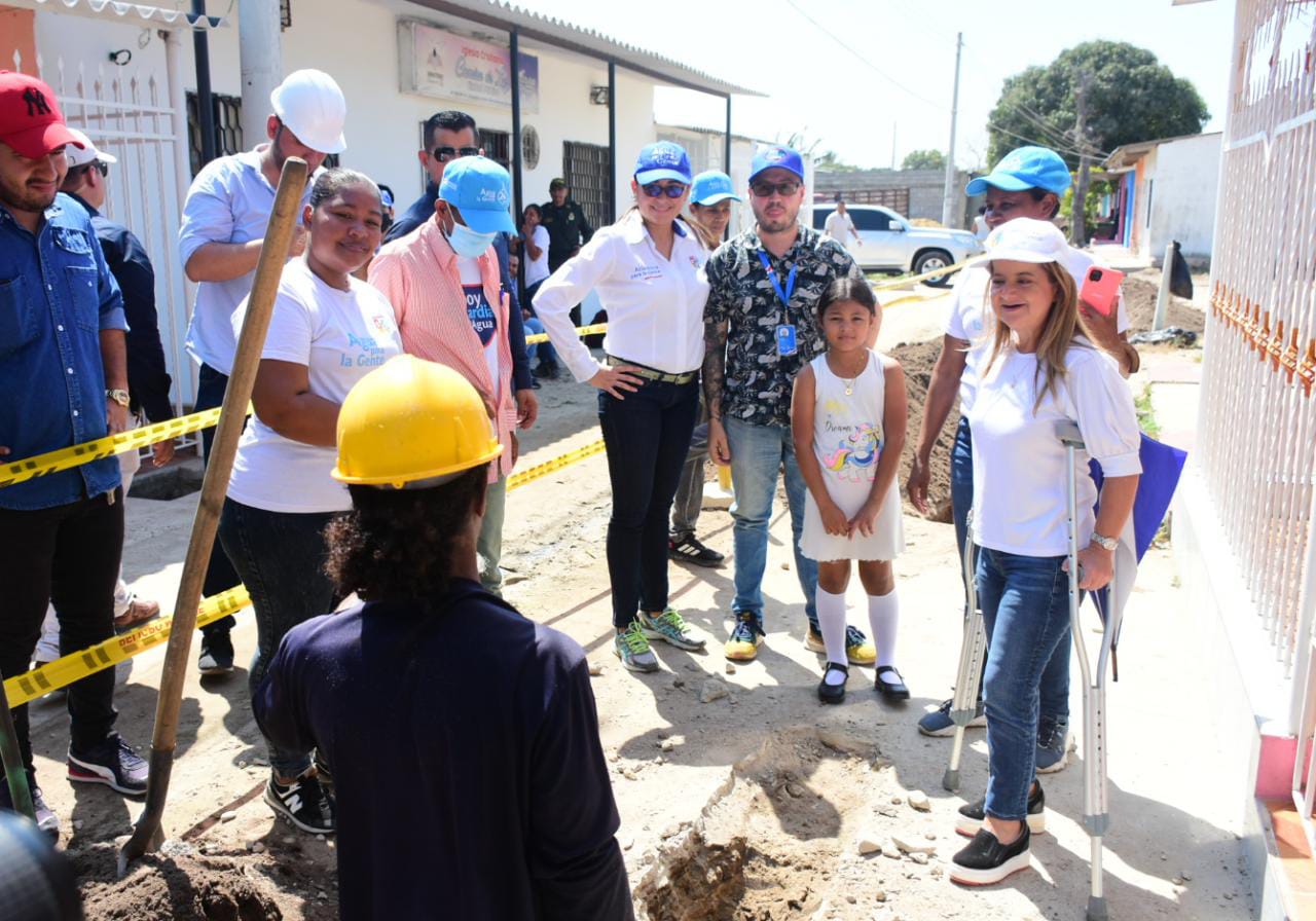 “En mayo llegaremos al 100 por ciento de cobertura de agua potable en Soledad”: Elsa Noguera
