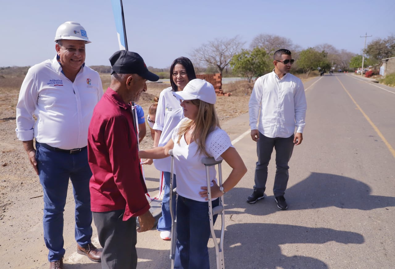 ”El trayecto entre la Vía al Mar y la zona rural de Piojó ahora será media hora más corto”: Elsa Noguera