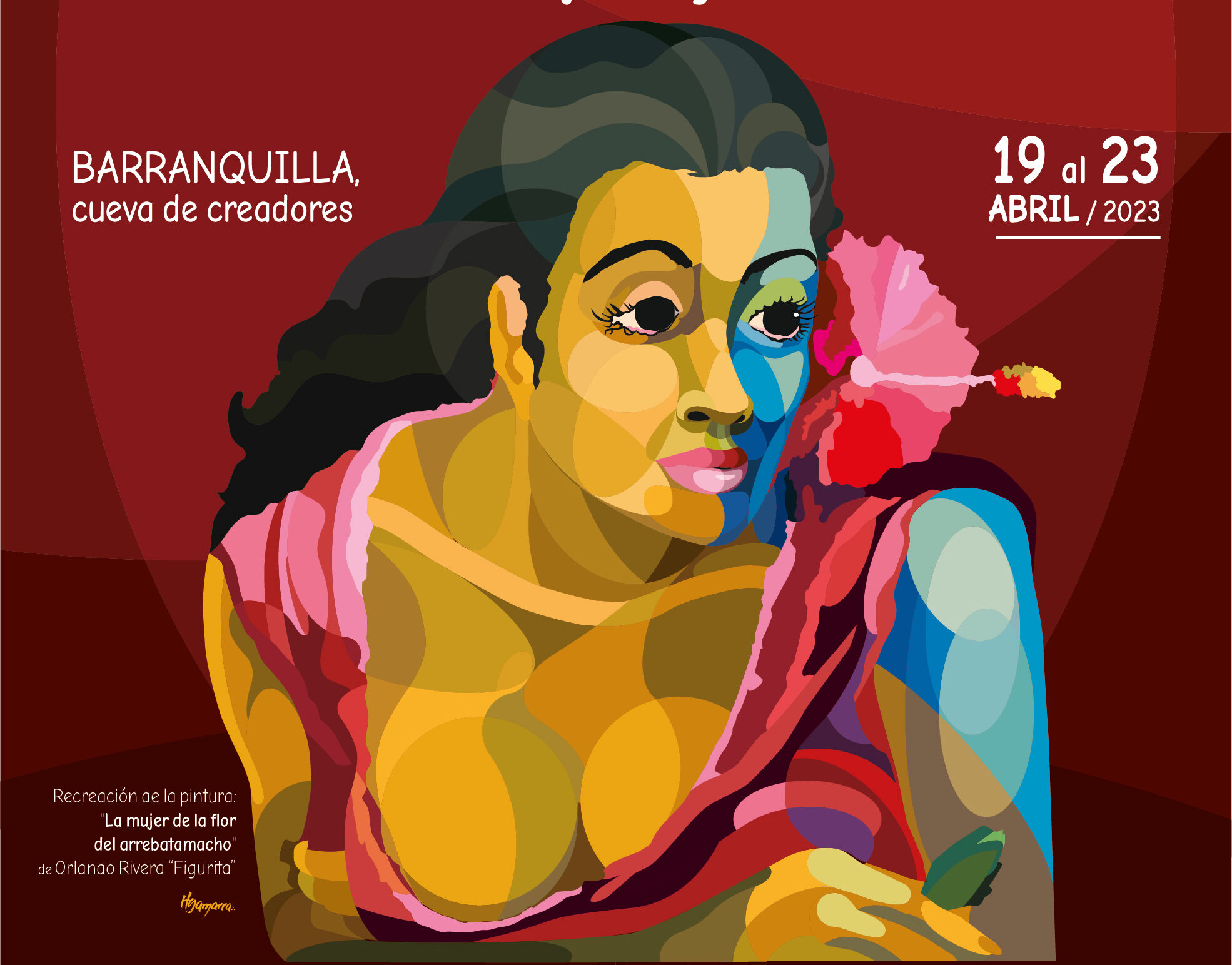 El Carnaval Internacional de las Artes realiza homenaje a “Figurita” con su obra “La mujer de la flor del arrebatamacho”