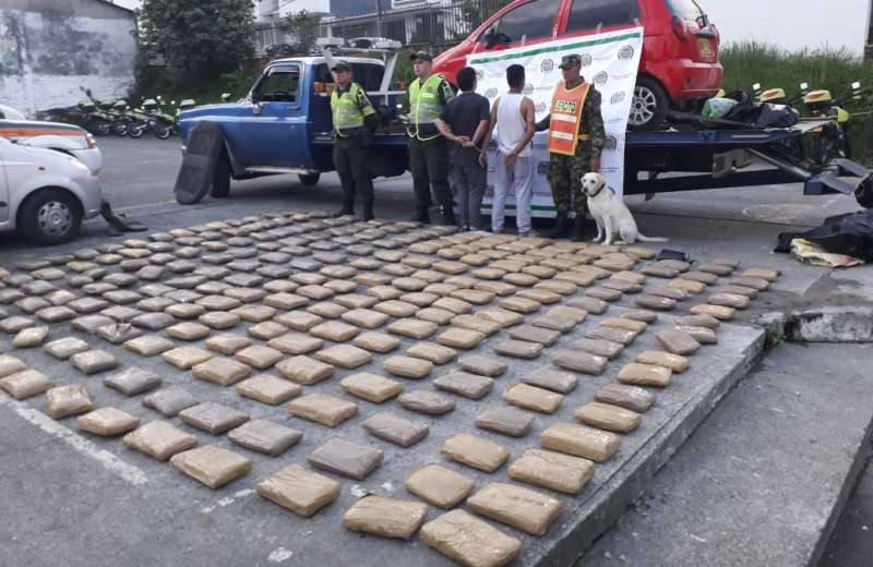 Ejército incauta 120 kilos de marihuana en el Caquetá